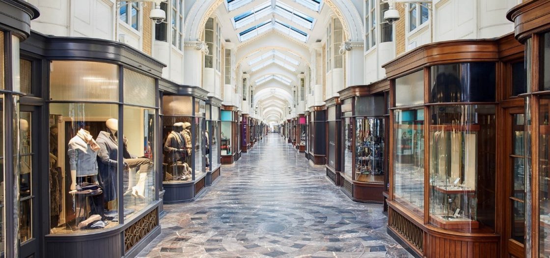 Small independent shops in London.
